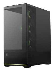 Case, MSI, MAG PANO 110R PZ, MidiTower, Case product features Transparent panel, Not included, Colour Black, MAGPANO110RPZ