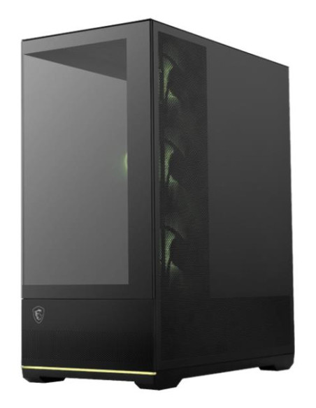 Case, MSI, MAG PANO 110R PZ, MidiTower, Case product features Transparent panel, Not included, Colour Black, MAGPANO110RPZ