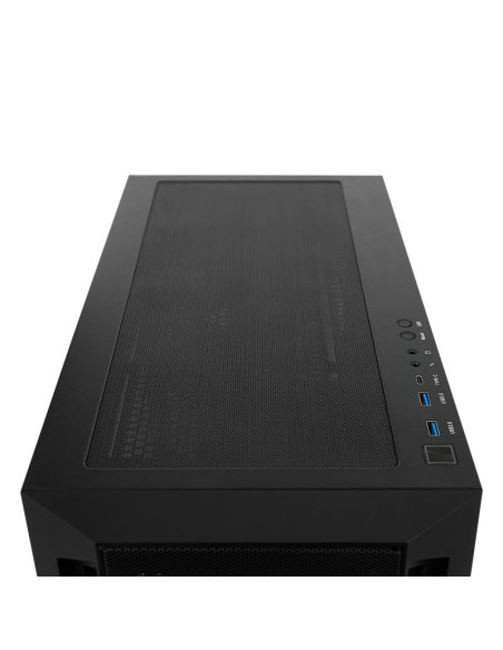 Case, CHIEFTEC, APEX LUMO, Tower, ATX, EATX, MicroATX, MiniITX, Colour Black, GA-01B-L-OP
