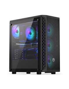 Case, ENDORFY, Signum 300 ARGB, MidiTower, Case product features Transparent panel, Not included, ATX, MicroATX, MiniITX, Colou