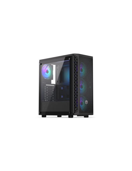 Case, ENDORFY, Signum 300 ARGB, MidiTower, Case product features Transparent panel, Not included, ATX, MicroATX, MiniITX, Colou