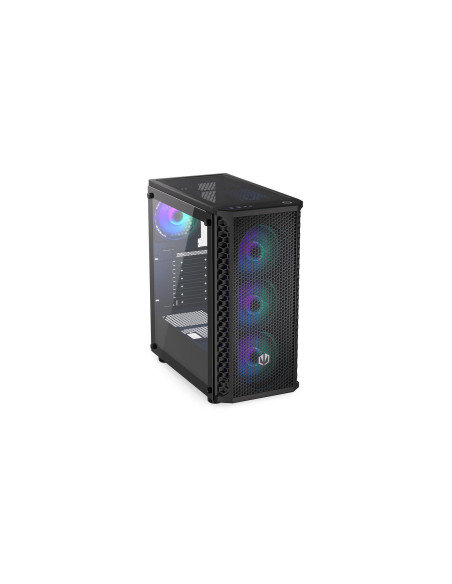 Case, ENDORFY, Signum 300 ARGB, MidiTower, Case product features Transparent panel, Not included, ATX, MicroATX, MiniITX, Colou