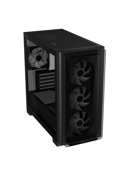 Case, ASUS, A23 PLUS, MidiTower, Case product features Transparent panel, MicroATX, MiniITX, Colour Black, A23PLUSTG/ARGBBLACK