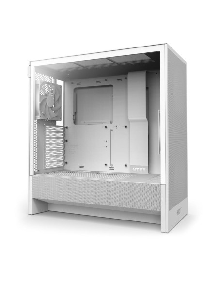 Case, NZXT, H5 Flow, MidiTower, Case product features Transparent panel, Not included, ATX, EATX, MicroATX, MiniITX, Colour Whi
