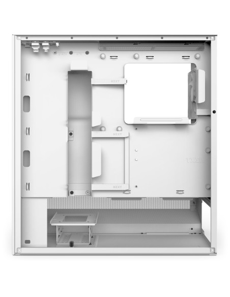 Case, NZXT, H5 Flow, MidiTower, Case product features Transparent panel, Not included, ATX, EATX, MicroATX, MiniITX, Colour Whi
