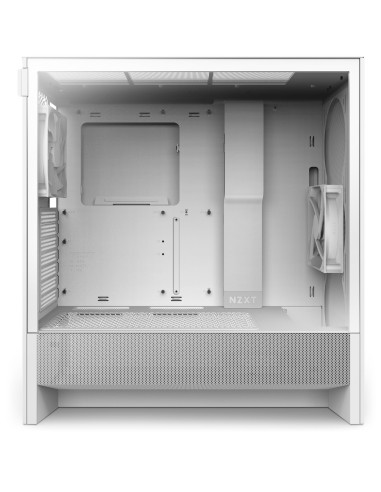 Case, NZXT, H5 Flow, MidiTower, Case product features Transparent panel, Not included, ATX, EATX, MicroATX, MiniITX, Colour Whi