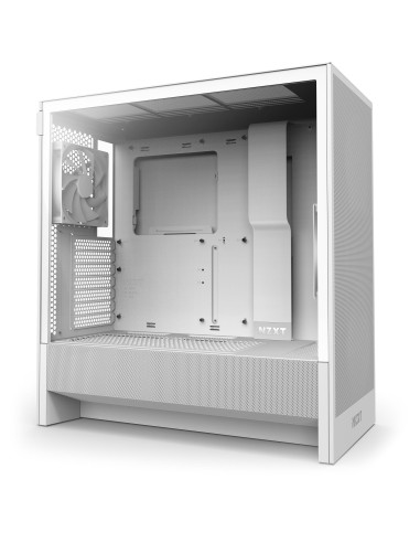 Case, NZXT, H5 Flow, MidiTower, Case product features Transparent panel, Not included, ATX, EATX, MicroATX, MiniITX, Colour Whi