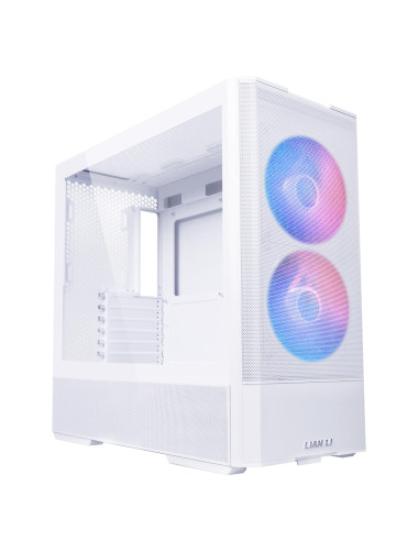 Case, LIAN LI, LANCOOL 207, MidiTower, Case product features Transparent panel, Not included, ATX, MicroATX, MiniITX, Colour Wh