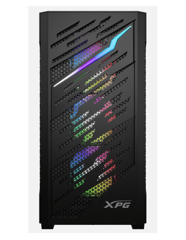 Case, ADATA, STARKER AIR BTF, MidiTower, ATX, EATX, MicroATX, MiniITX, Colour Black, STARKERAIRBTFMTA-BKCWW