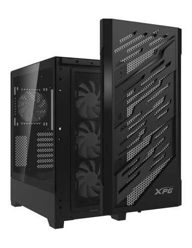 Case, ADATA, STARKER AIR BTF, MidiTower, ATX, EATX, MicroATX, MiniITX, Colour Black, STARKERAIRBTFMTA-BKCWW