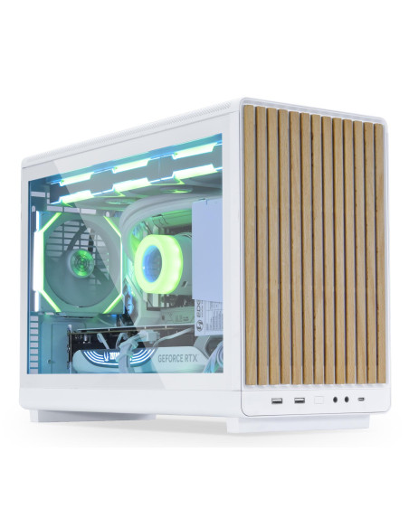 Case, LIAN LI, micro ATX/Mini-ITX, White, Micro Tower, A3W-WDG, G99.A3W-WDG.00