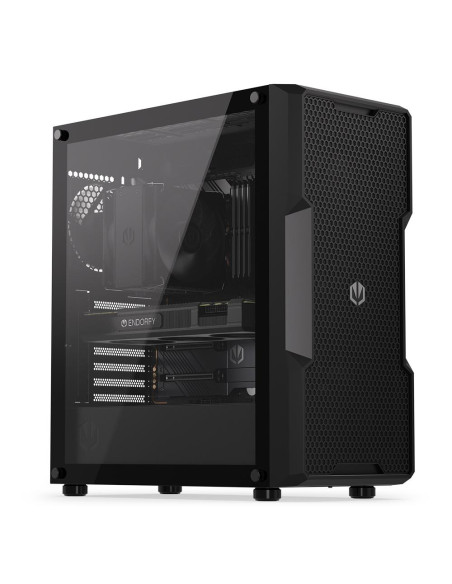 Case, ENDORFY, Regnum 400 Air, MidiTower, Case product features Transparent panel, Not included, ATX, MicroATX, MiniITX, Colour