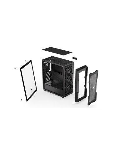 Case, ENDORFY, Regnum 400 Air, MidiTower, Case product features Transparent panel, Not included, ATX, MicroATX, MiniITX, Colour
