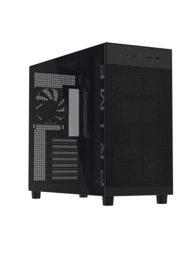 Case, ASUS, ATX/micro ATX/Mini-ITX, Black/Transparent, Midi Tower, PC, PRIME AP303 TG BLACK, 90DC00V0-B39010