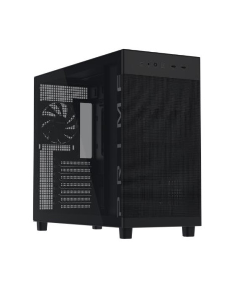 Case, ASUS, ATX/micro ATX/Mini-ITX, Black/Transparent, Midi Tower, PC, PRIME AP303 TG BLACK, 90DC00V0-B39010