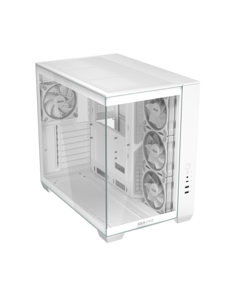 Case, ASUS, ATX/micro ATX/Mini-ITX, White, PC, A32 Plus TG ARGB White, 90DC00S3-B19000