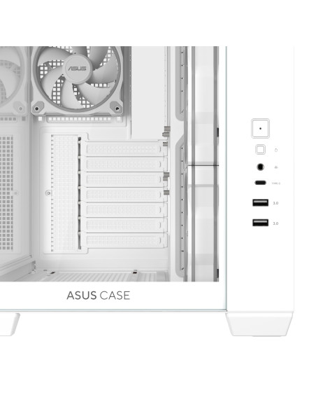 Case, ASUS, ATX/micro ATX/Mini-ITX, White, PC, A32 Plus TG ARGB White, 90DC00S3-B19000