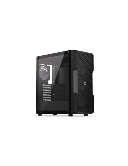Case, ENDORFY, Regnum 400 ARGB, MidiTower, Case product features Transparent panel, Not included, ATX, MicroATX, MiniITX, Colou