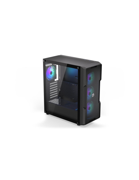 Case, ENDORFY, Regnum 400 ARGB, MidiTower, Case product features Transparent panel, Not included, ATX, MicroATX, MiniITX, Colou