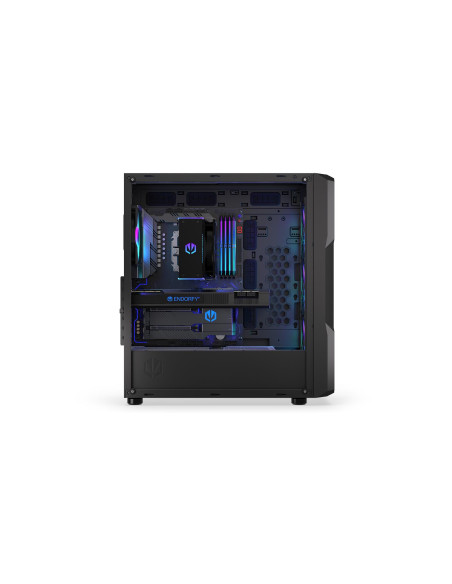 Case, ENDORFY, Regnum 400 ARGB, MidiTower, Case product features Transparent panel, Not included, ATX, MicroATX, MiniITX, Colou