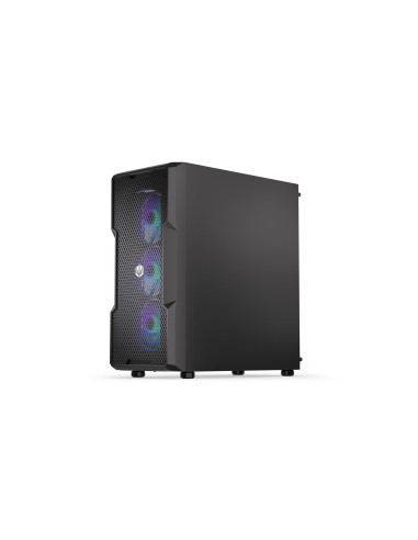 Case, ENDORFY, Regnum 400 ARGB, MidiTower, Case product features Transparent panel, Not included, ATX, MicroATX, MiniITX, Colou