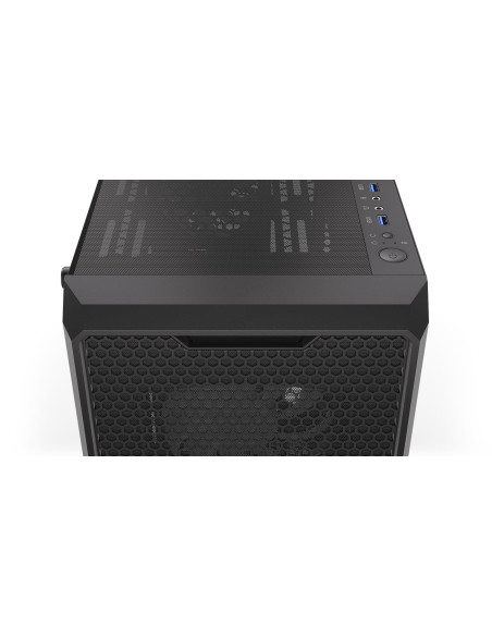 Case, ENDORFY, Regnum 400 ARGB, MidiTower, Case product features Transparent panel, Not included, ATX, MicroATX, MiniITX, Colou