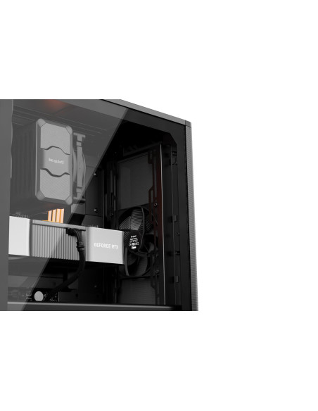 Case, BE QUIET, PURE BASE 501, MidiTower, Not included, ATX, MicroATX, MiniITX, Colour Black, BGW74