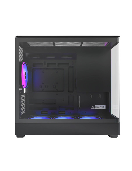 Case, MONTECH, micro ATX/Mini-ITX, Black, Midi Tower, PC, KING 15 PRO, KING15PRO(B)