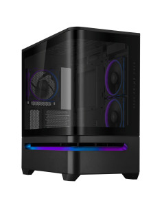 Case, ASUS, micro ATX/Mini-ITX, Black, Midi Tower, PC, Prime AP202 ARGB, PRIMEAP202TG