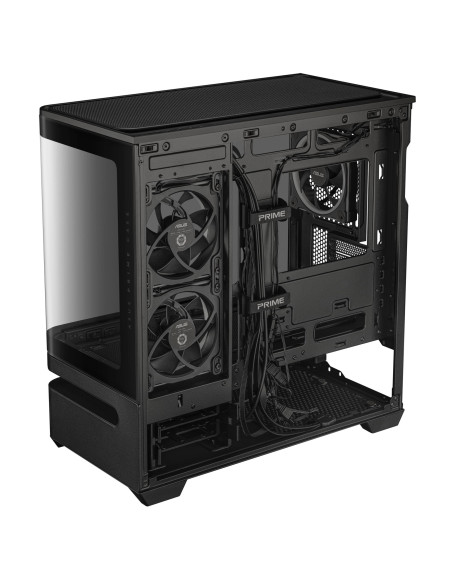 Case, ASUS, micro ATX/Mini-ITX, Black, Midi Tower, PC, Prime AP202 ARGB, PRIMEAP202TG