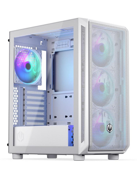 Case, ENDORFY, ATX/micro ATX/Mini-ITX, White, Midi Tower, PC, EY2A018