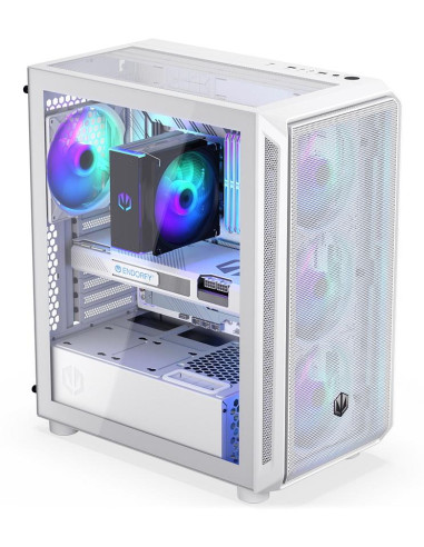 Case, ENDORFY, ATX/micro ATX/Mini-ITX, White, Midi Tower, PC, EY2A018