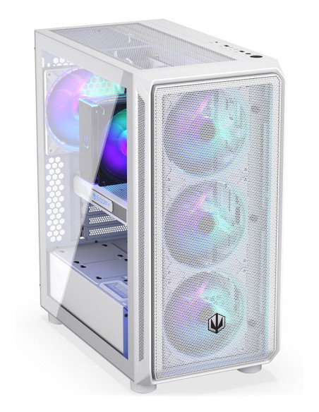 Case, ENDORFY, ATX/micro ATX/Mini-ITX, White, Midi Tower, PC, EY2A018
