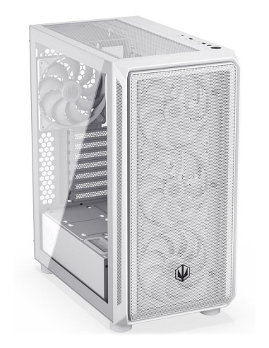 Case, ENDORFY, ATX/micro ATX/Mini-ITX, White, Midi Tower, PC, EY2A018