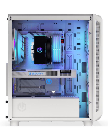 Case, ENDORFY, ATX/micro ATX/Mini-ITX, White, Midi Tower, PC, EY2A018