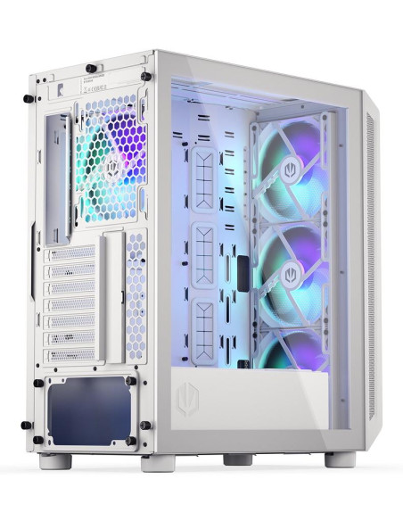 Case, ENDORFY, ATX/micro ATX/Mini-ITX, White, Midi Tower, PC, EY2A018