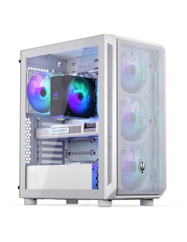 Case, ENDORFY, ATX/micro ATX/Mini-ITX, White, Midi Tower, PC, EY2A018