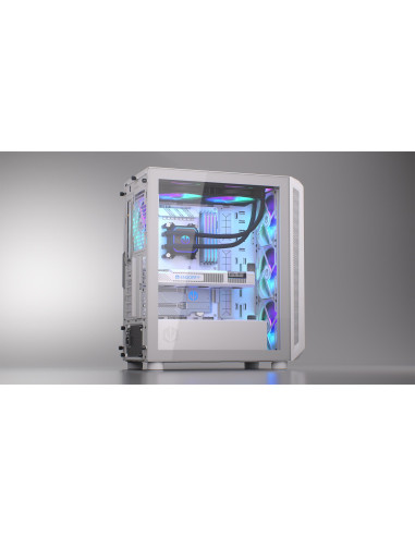 Case, ENDORFY, ATX/micro ATX/Mini-ITX, White, Midi Tower, PC, EY2A018