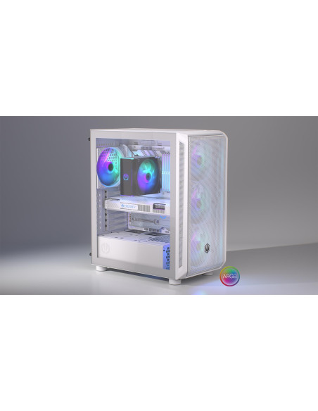 Case, ENDORFY, ATX/micro ATX/Mini-ITX, White, Midi Tower, PC, EY2A018