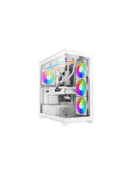 Case, XILENCE, ATX/micro ATX/Mini-ITX, White, Midi Tower, PC, X818.W.ARGB