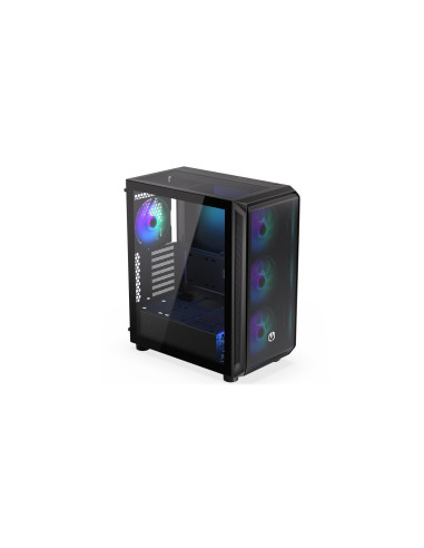 Case, ENDORFY, Arx 500 ARGB, MidiTower, Case product features Transparent panel, Not included, ATX, MicroATX, MiniITX, Colour B