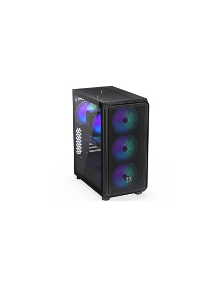 Case, ENDORFY, Arx 500 ARGB, MidiTower, Case product features Transparent panel, Not included, ATX, MicroATX, MiniITX, Colour B