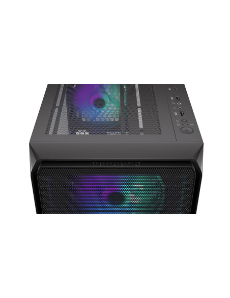 Case, ENDORFY, Arx 500 ARGB, MidiTower, Case product features Transparent panel, Not included, ATX, MicroATX, MiniITX, Colour B