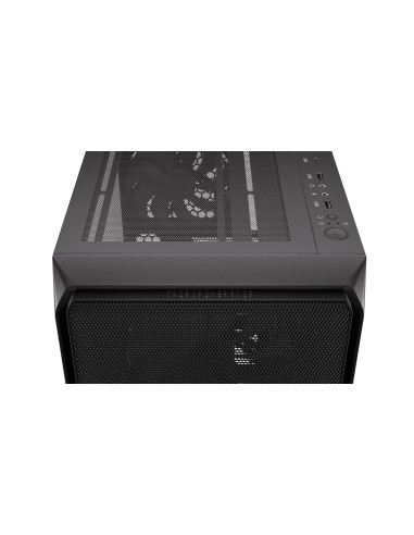 Case, ENDORFY, Arx 500 ARGB, MidiTower, Case product features Transparent panel, Not included, ATX, MicroATX, MiniITX, Colour B