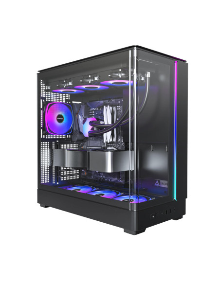 Case, MONTECH, micro ATX/Mini-ITX, Black, Midi Tower, PC, KING 45 PRO, KING45PRO(B)