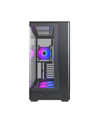 Case, MONTECH, micro ATX/Mini-ITX, Black, Midi Tower, PC, KING 45 PRO, KING45PRO(B)