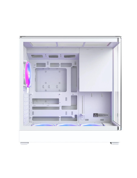 Case, MONTECH, micro ATX/Mini-ITX, White, Midi Tower, PC, KING 45 PRO, KING45PRO(W)