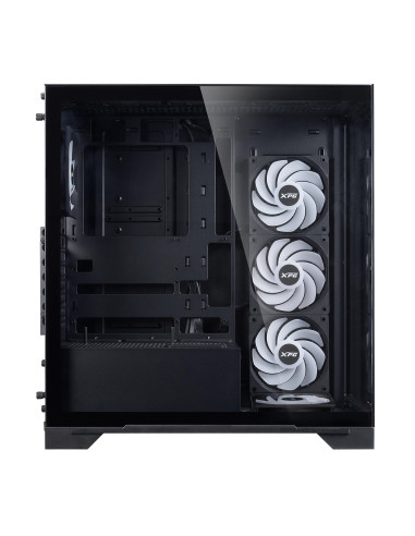 Case, ADATA, INVADER X BTF, MidiTower, Case product features Transparent panel, ATX, MicroATX, MiniITX, Colour Black, INVADERXB