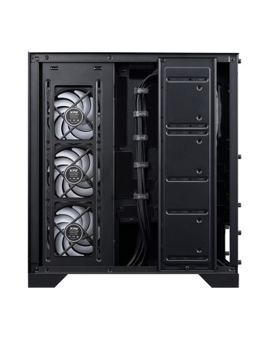 Case, ADATA, INVADER X BTF, MidiTower, Case product features Transparent panel, ATX, MicroATX, MiniITX, Colour Black, INVADERXB