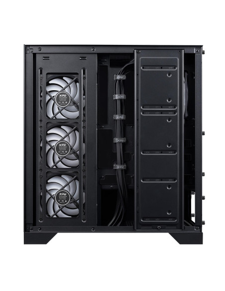 Case, ADATA, INVADER X BTF, MidiTower, Case product features Transparent panel, ATX, MicroATX, MiniITX, Colour Black, INVADERXB
